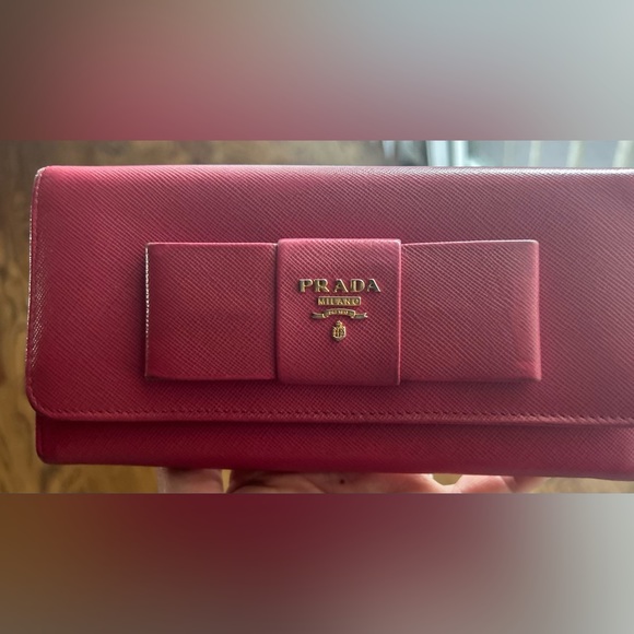 Prada Handbags - PRADA AUTHENTIC PINK WALLET